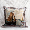 Swarm Heavy Canvas Cushion -  Two Sails - The Lost + Found Department