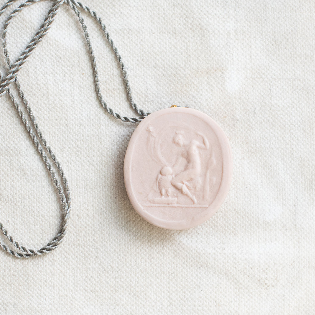 Marcie McGoldrick Porcelain Cameo Pendants - Athena - The Lost + Found Department