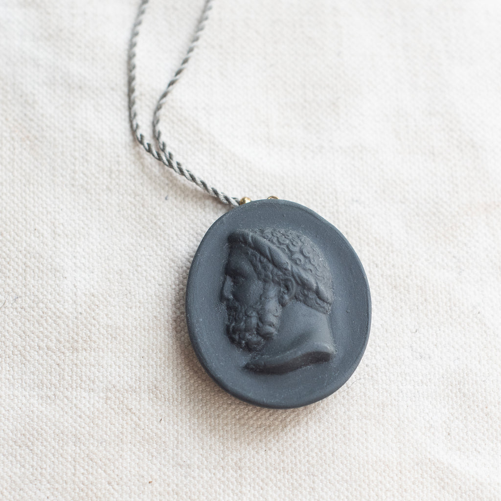 Marcie McGoldrick Porcelain Cameo Pendants - Emperor - The Lost + Found Department