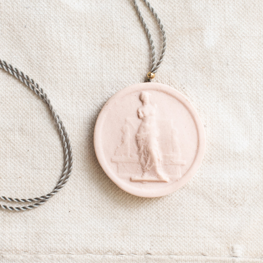 Marcie McGoldrick Porcelain Cameo Pendants - Venus De Milo - The Lost + Found Department