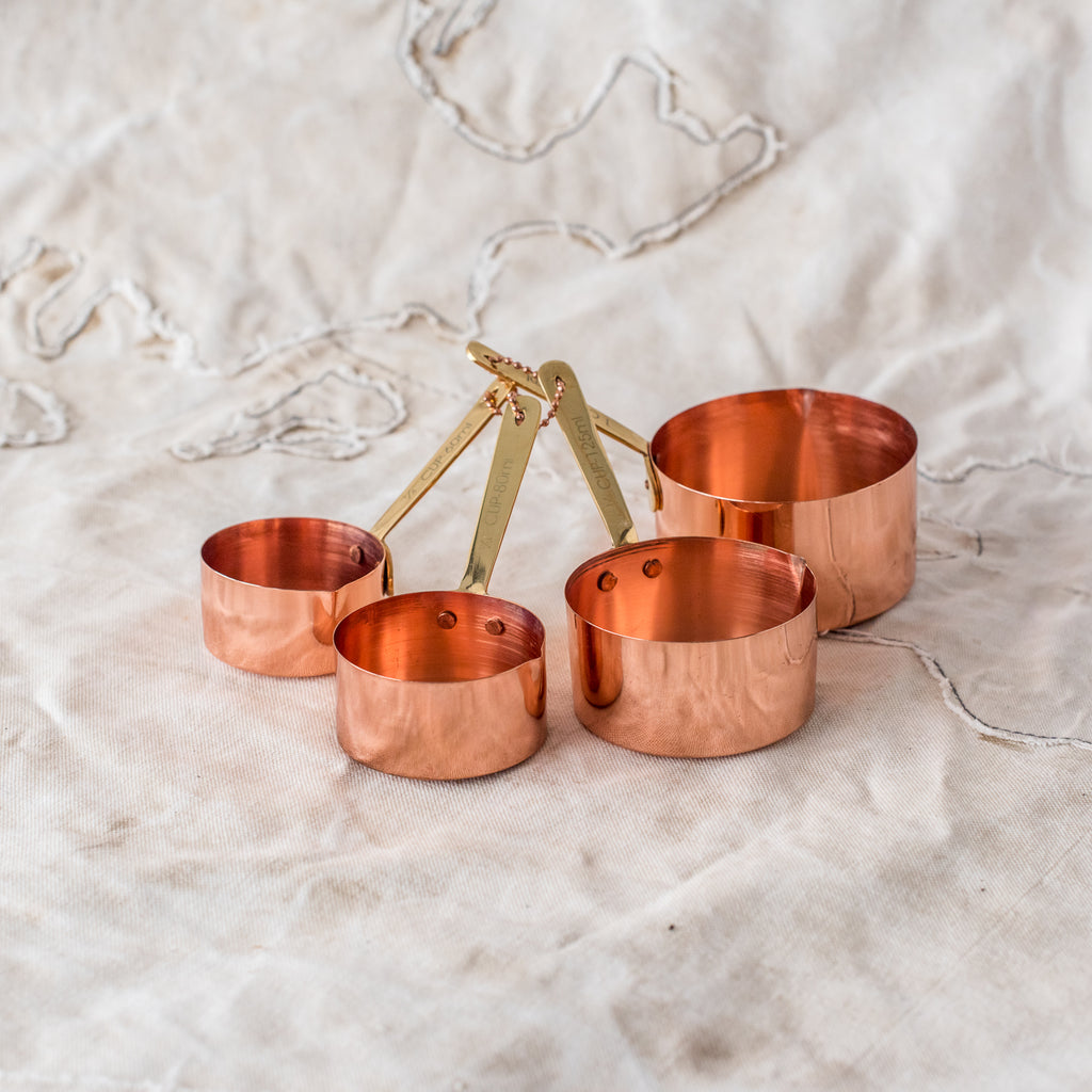 Copper Plated Measuring Cups– The Lost + Found Department